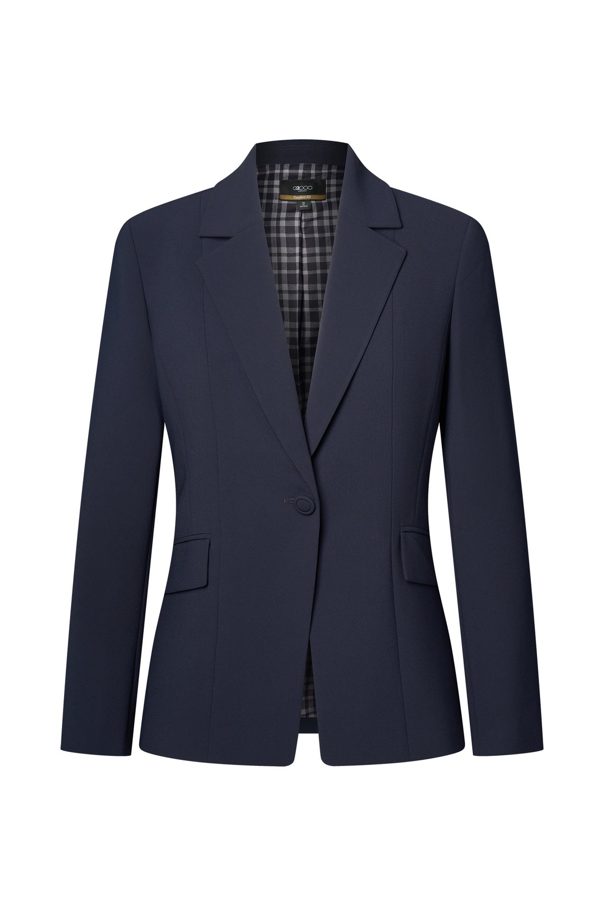 G2000 WOMAN-multi-way-stretch-crepe-suit-blazer-(with-detachable-scarf)-66211010-Blue