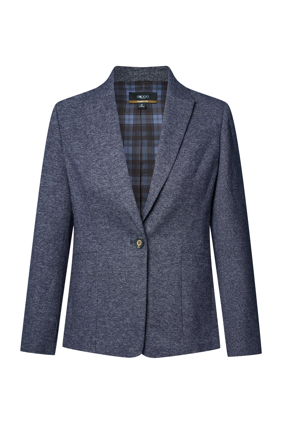 G2000 WOMAN-twill-peak-lapel-suit-blazer-66212170-Blue