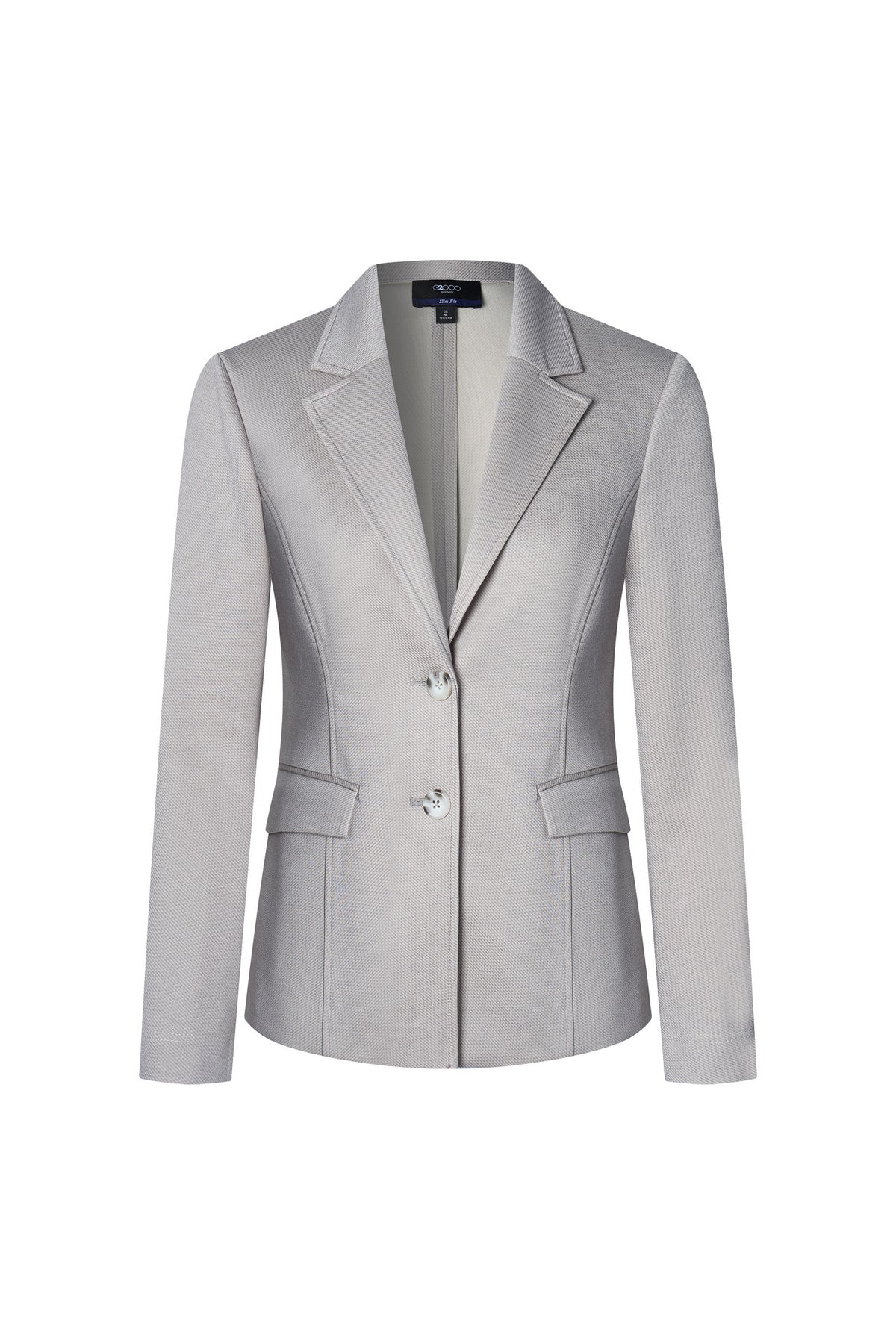 G2000 WOMAN-piqué-notch-lapel-blazer-66212603-Grey