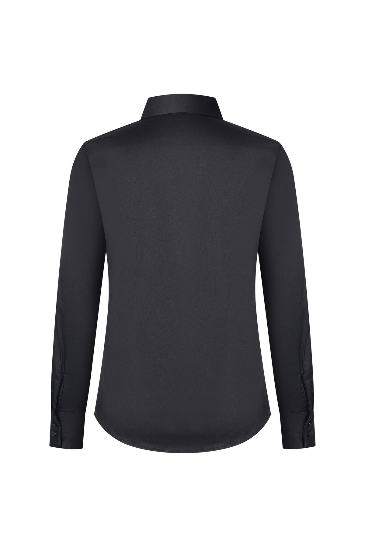 G2000 WOMAN-twill-shirt-collar-long-sleeve-dress-shirt-66221143-Black