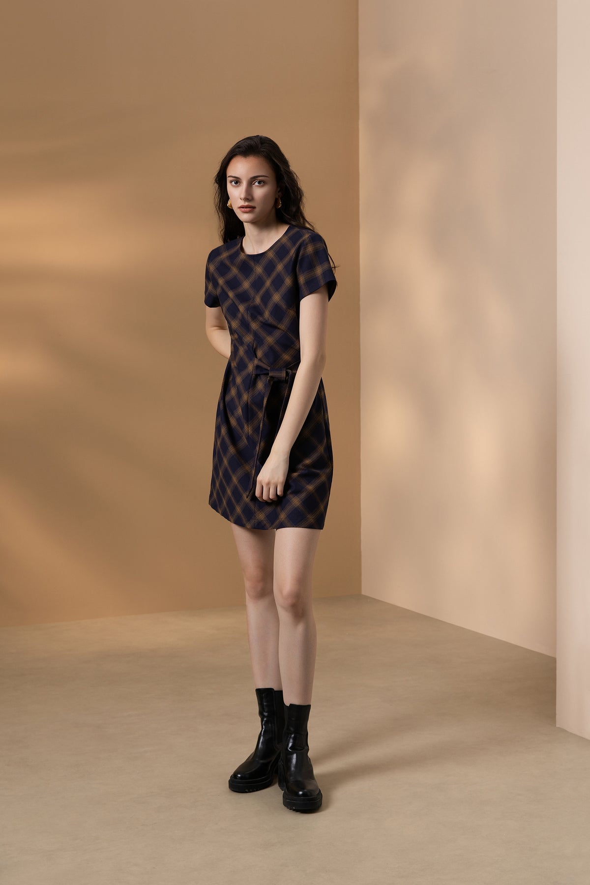 G2000 WOMAN-round-neck-machine-washable-dress-66231082-Blue