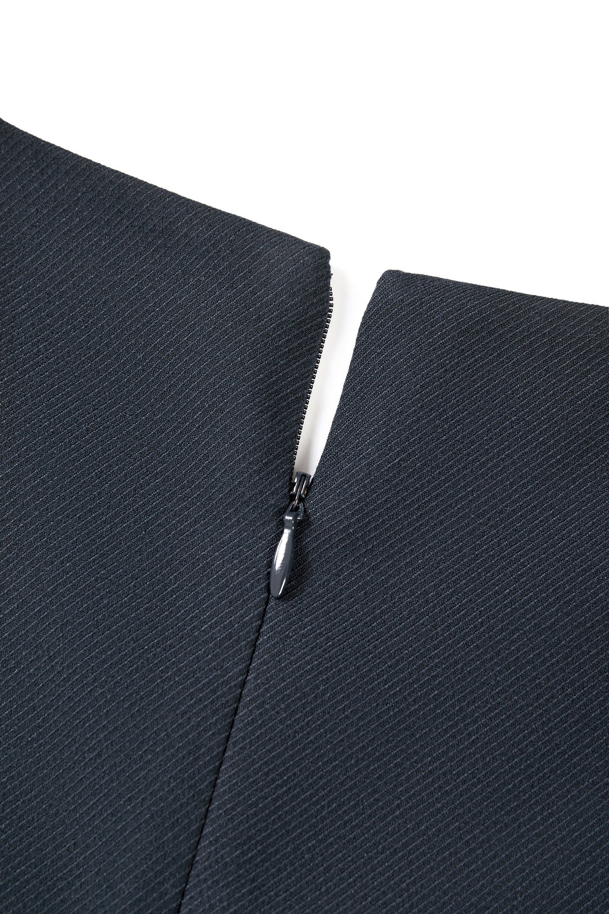 Twill | Wrap Front V-Neck Dress