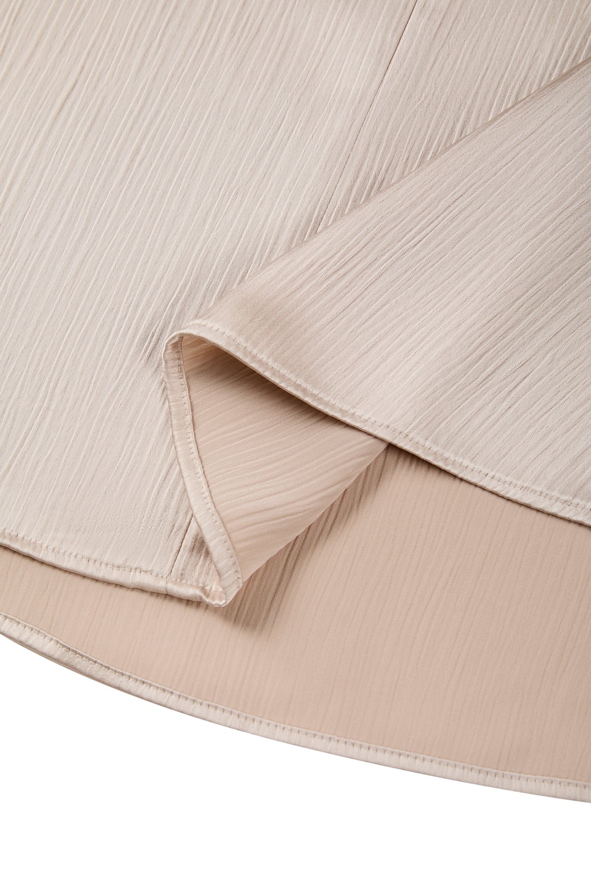 Crepe | Stand Collar Blouse