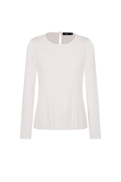 G2000 WOMAN-crepe-round-neck-blouse-66241167-White