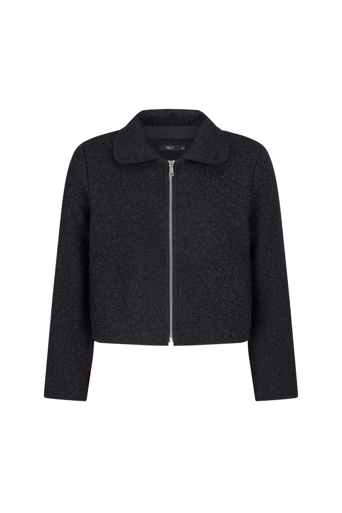 G2000 WOMAN-lapel-collar-machine-washable-cut-and-sew-top-(with-detachable-collar)-66241717-Black