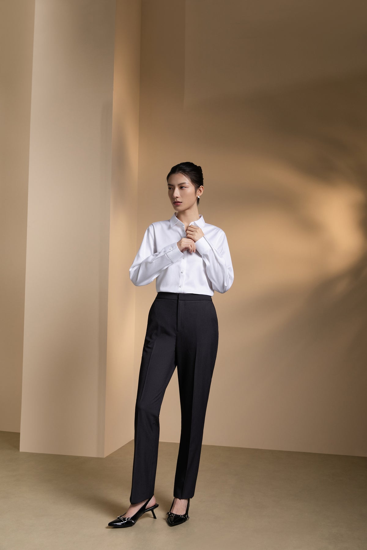 G2000 WOMAN-twill-machine-washable-suit-pants-66252113-Grey