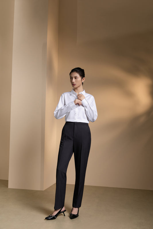 G2000 WOMAN-twill-machine-washable-suit-pants-66252113-Grey