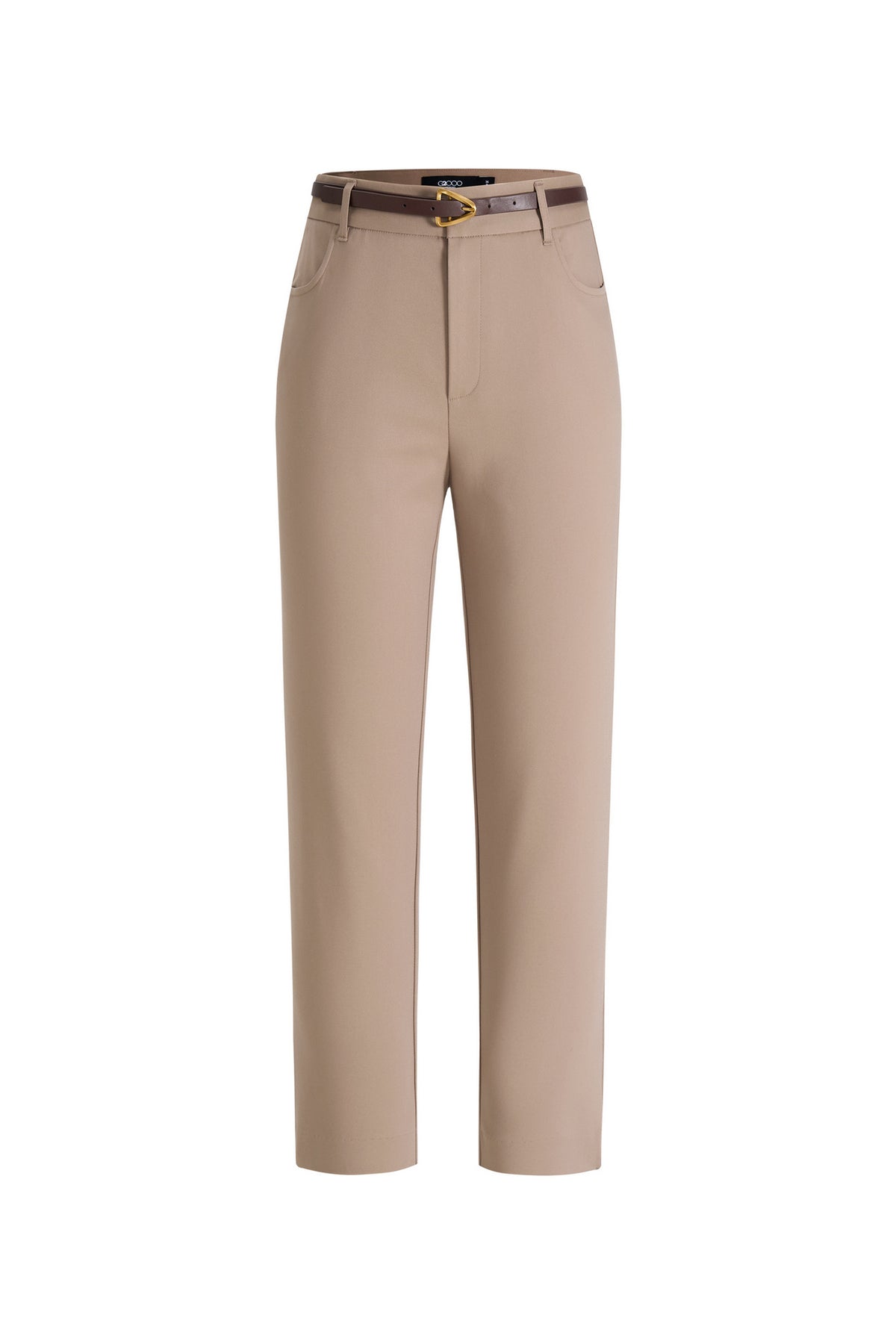 G2000 WOMAN-machine-washable-casual-pants-(with-belt)-66263008-Beige