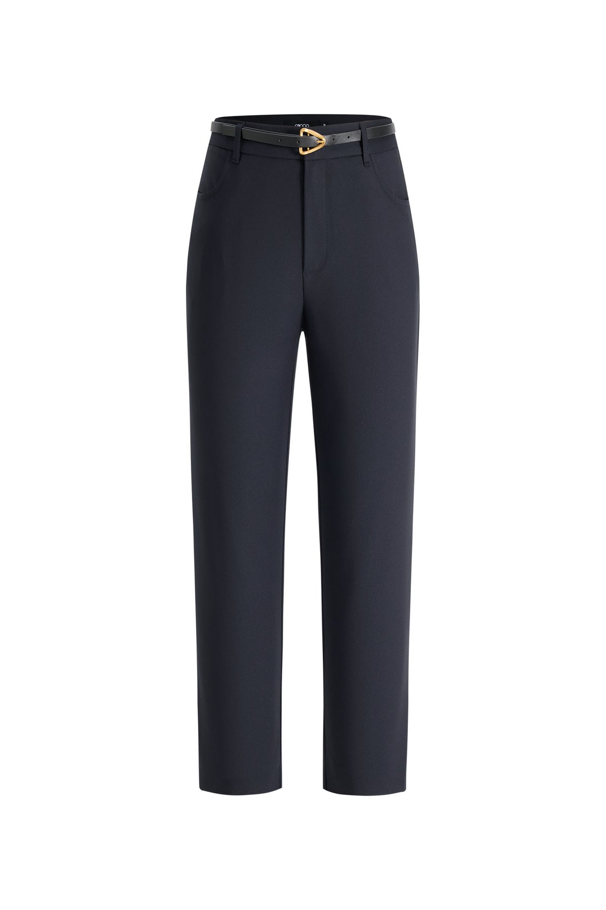 G2000 WOMAN-machine-washable-casual-pants-(with-belt)-66263008-Blue