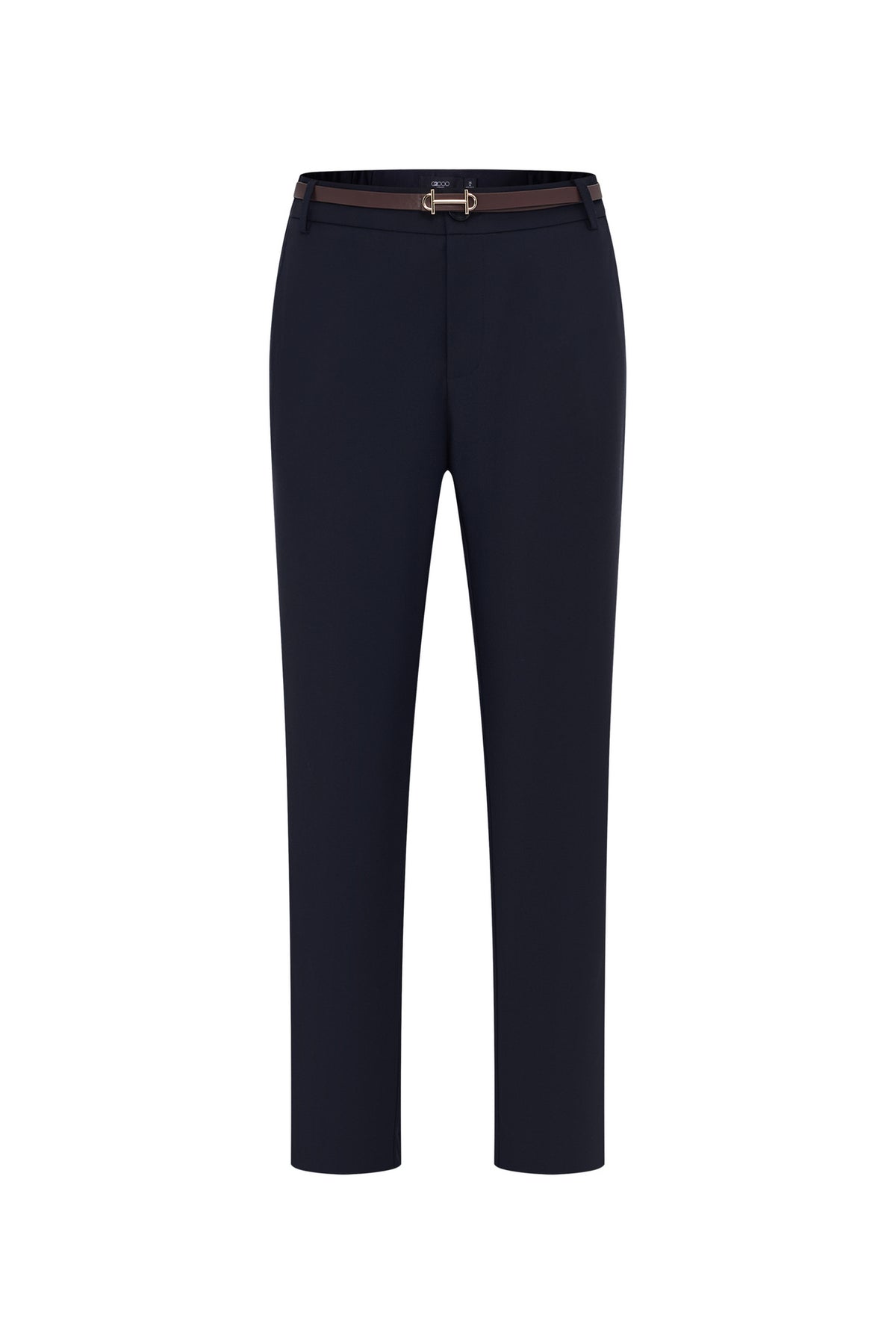 G2000 WOMAN-machine-washable-casual-pants-(with-belt)-66263020-Blue