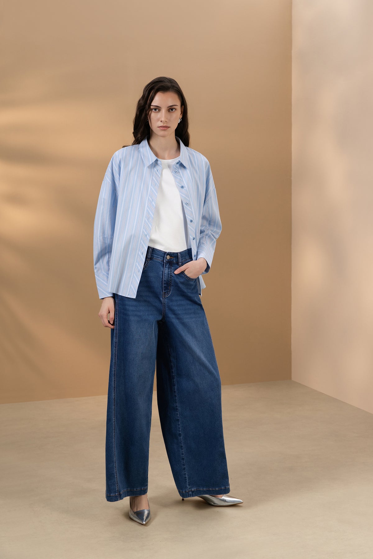G2000 WOMAN-denim-machine-washable-casual-pants-66263117-Blue
