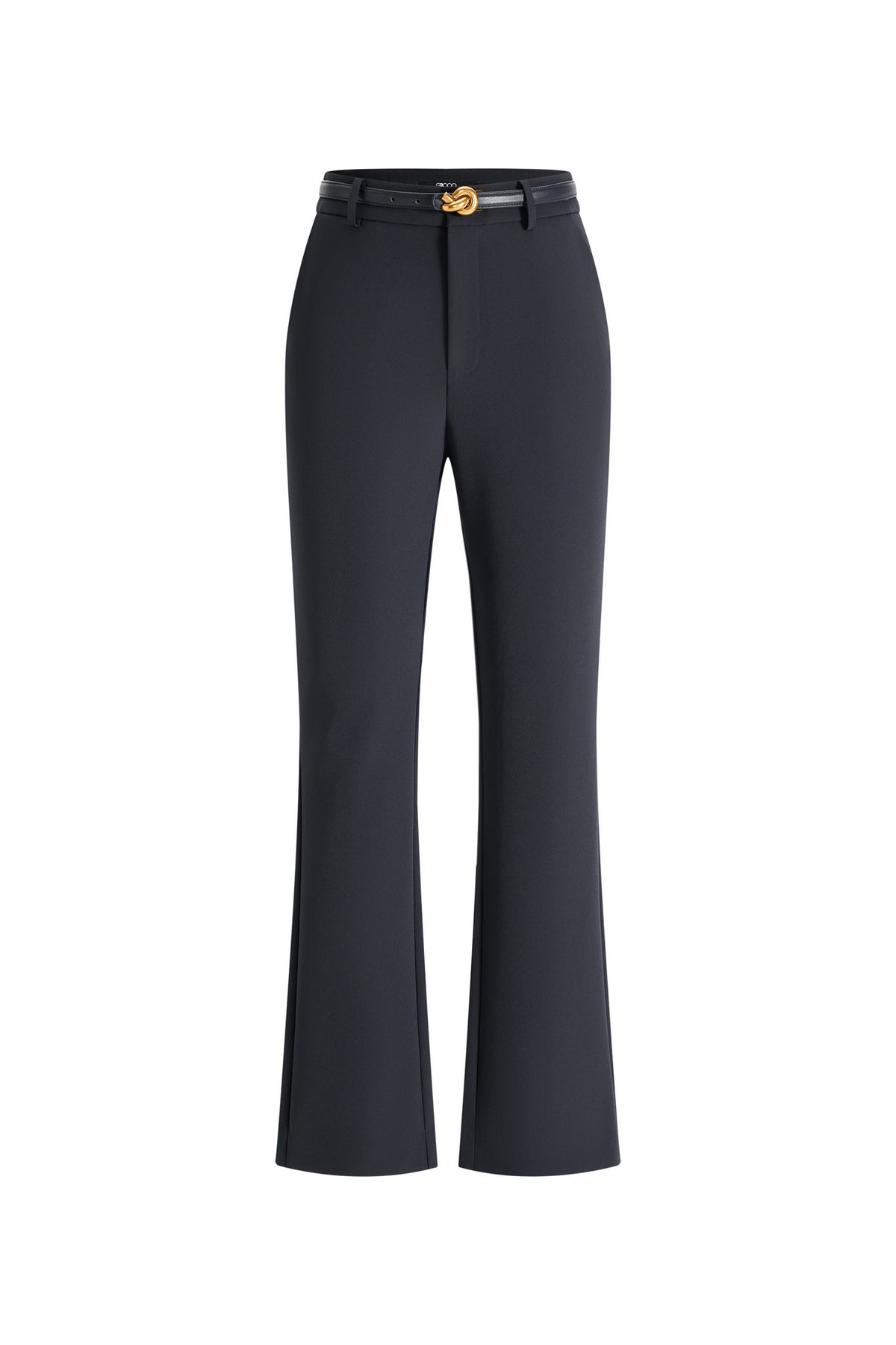 G2000 WOMAN-multi-way-stretch-plain-casual-pants-(with-belt)-66269044-Blue