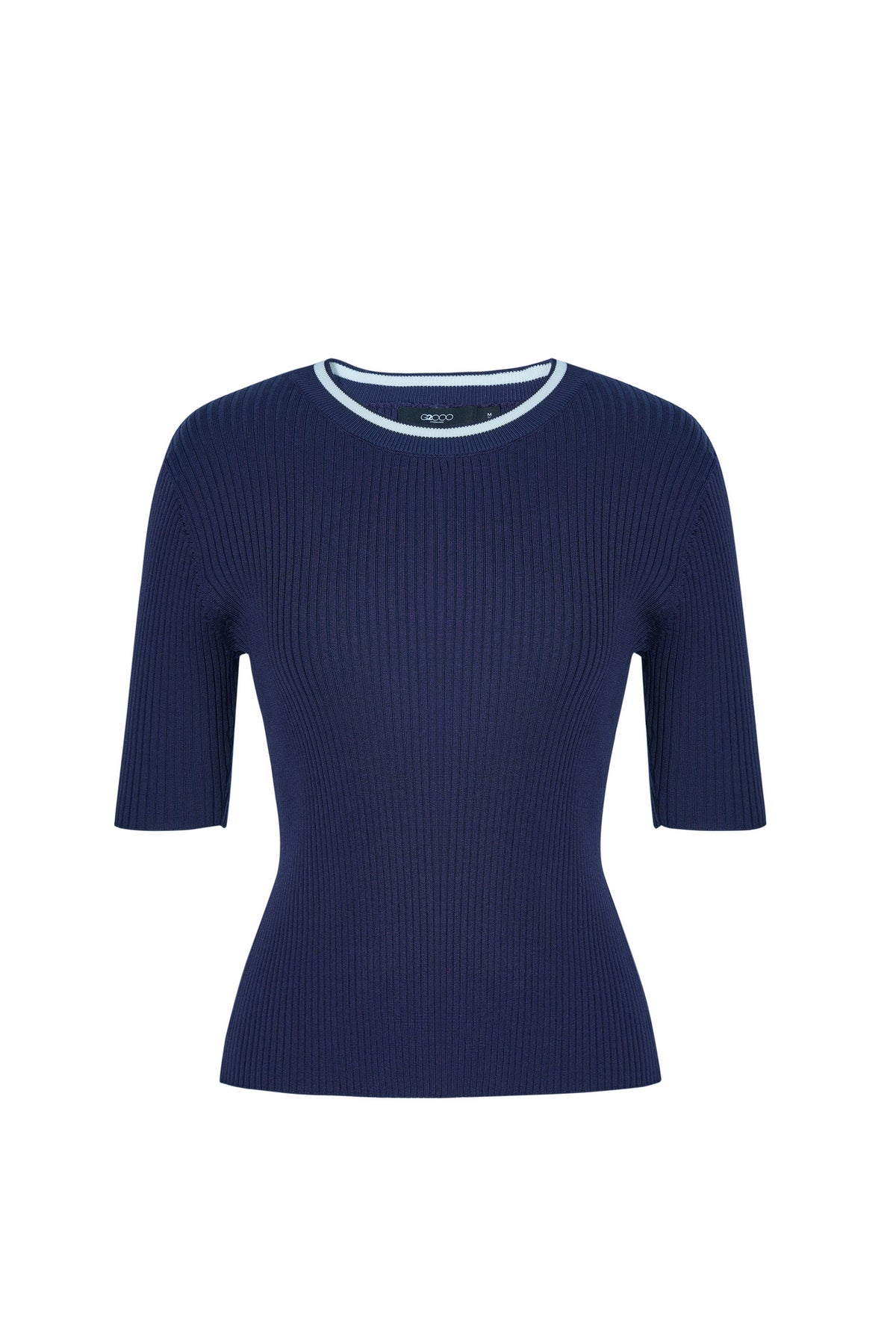 G2000 WOMAN-round-neck-machine-washable-knit-sweater-66277020-Blue