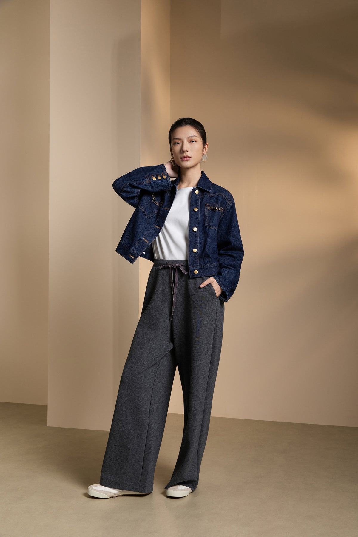 G2000 WOMAN-pure-cotton-denim-jacket-66281050-Blue