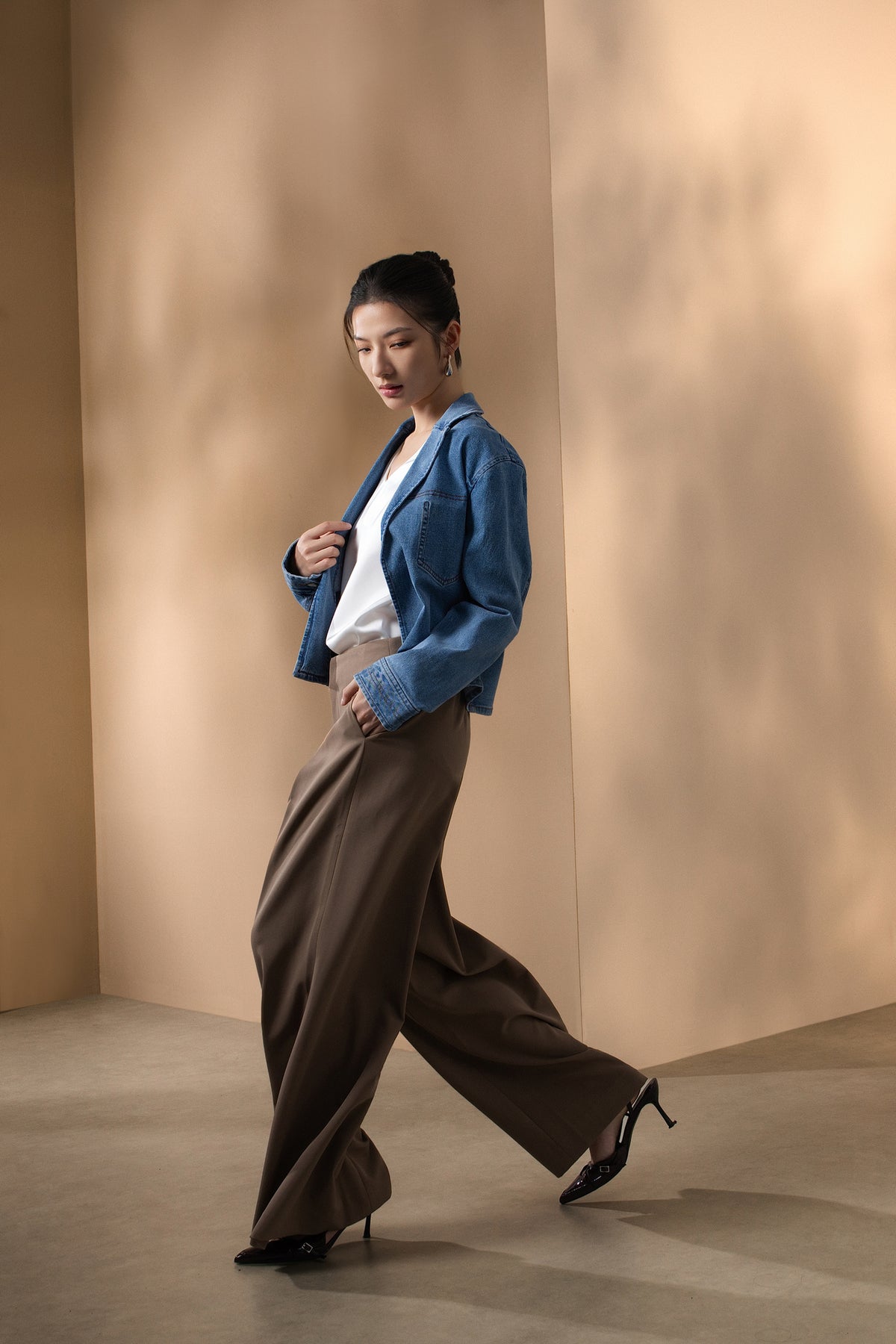 G2000 WOMAN-lapel-collar-machine-washable-jacket-66283020-Blue