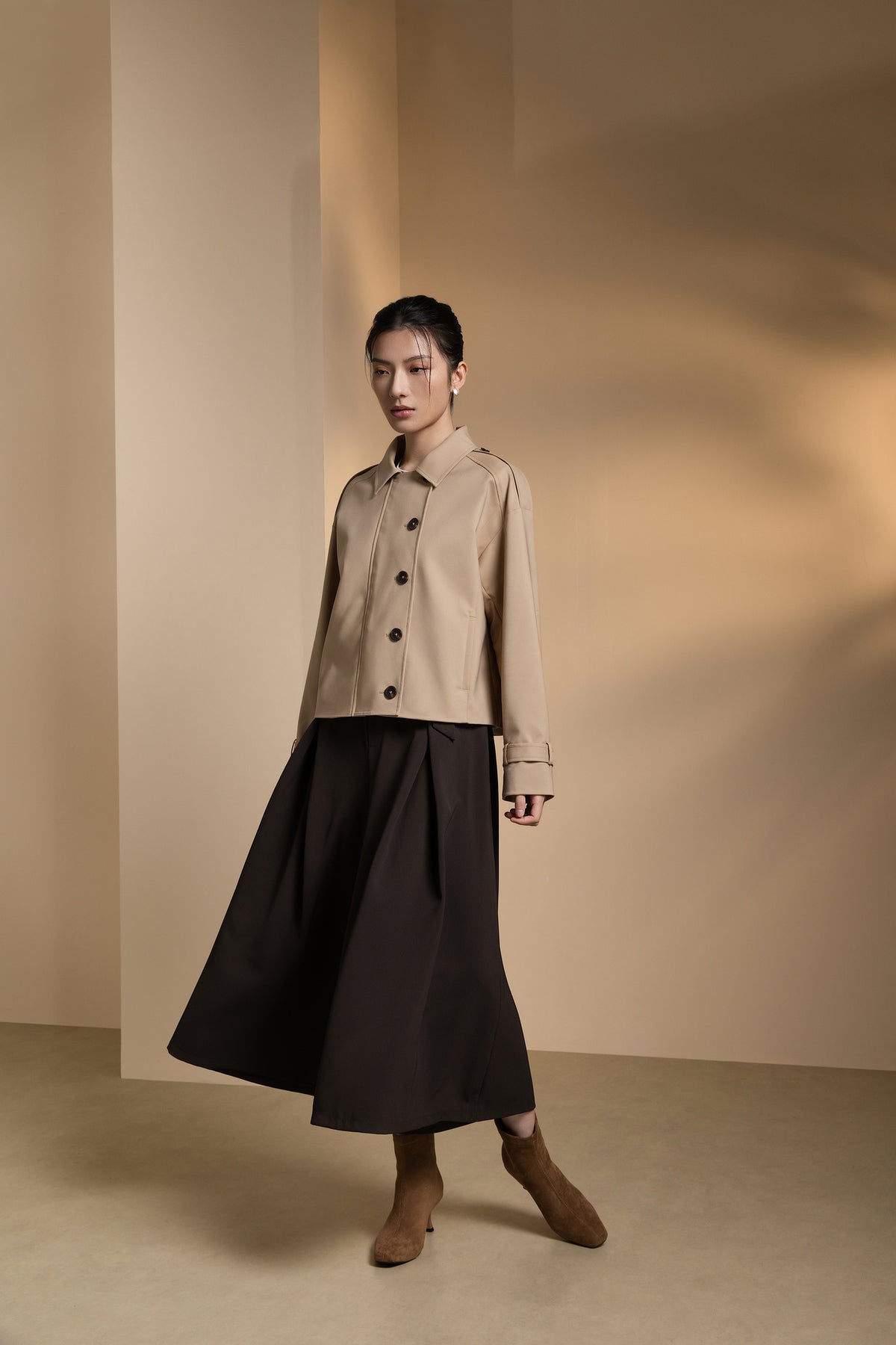 G2000 WOMAN-lapel-collar-machine-washable-jacket-66287000-Beige