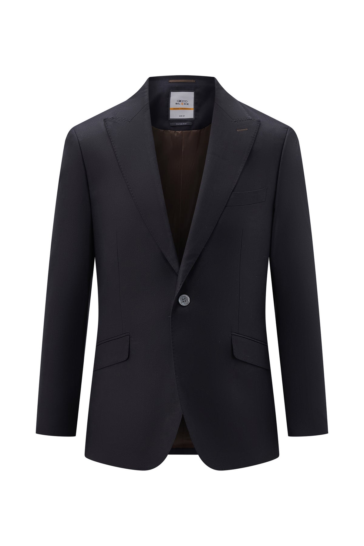 LUXURY-luxury-wool-silk-blend-peak-lapel-double-vent-suit-blazer-66414473-Black