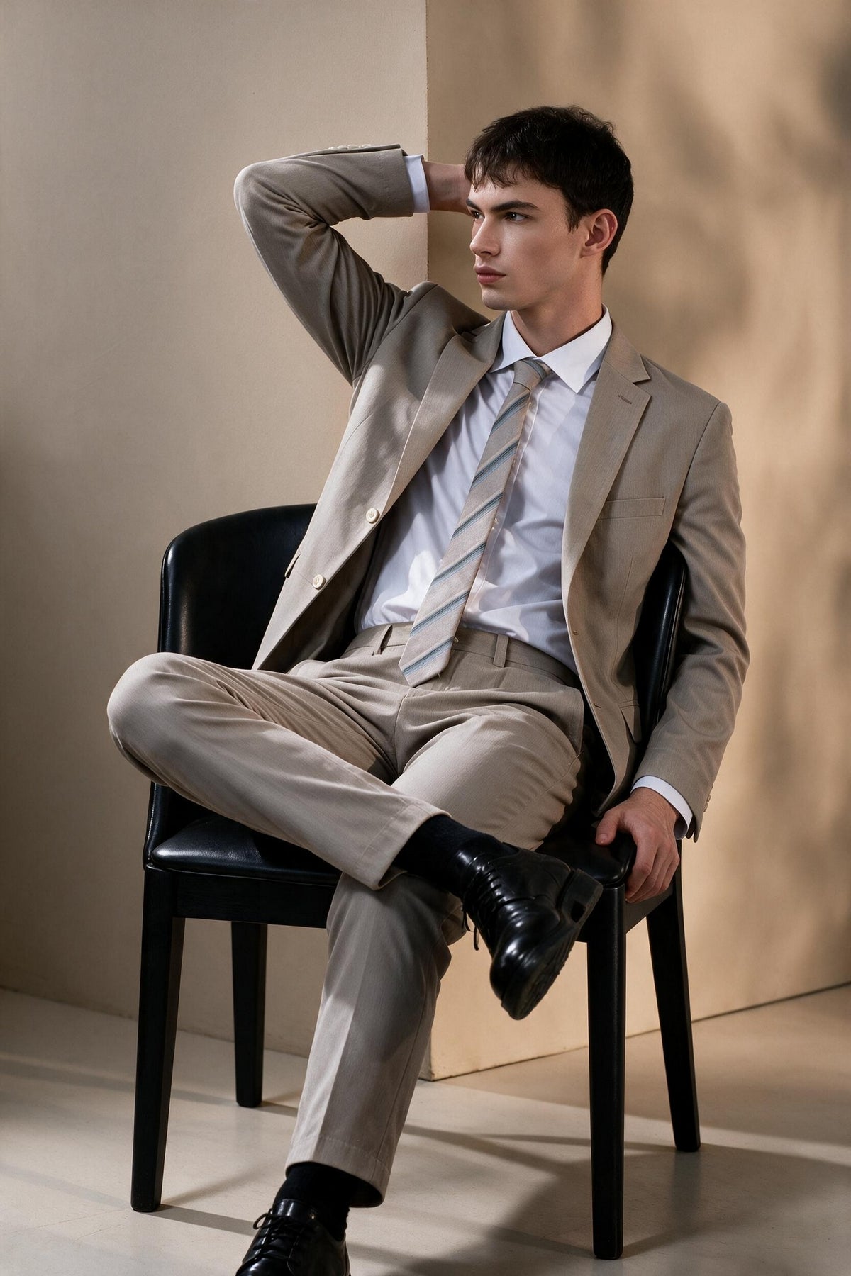 BLAACK MAN-blaack-wool-blend-notch-lapel-double-vent-suit-blazer-66415451-Grey