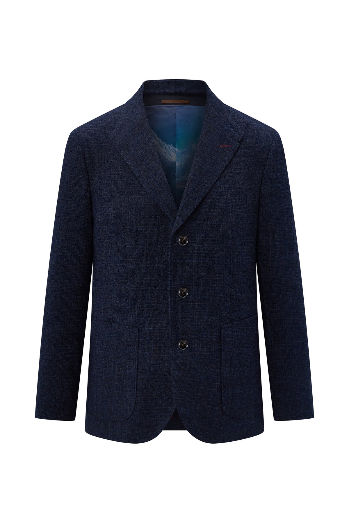 LUXURY-luxury-italy-fabric-peak-lapel-double-vent-blazer-66415918-Blue