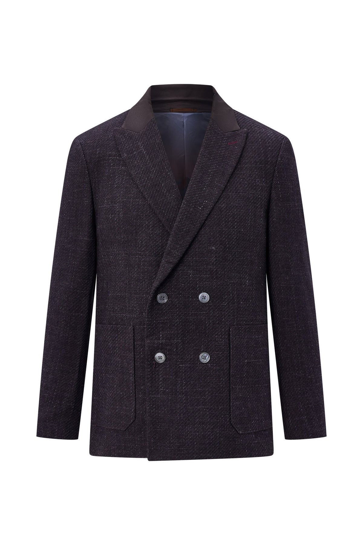 LUXURY-luxury-italy-fabric-notch-lapel-double-vent-blazer-66415928-Purple