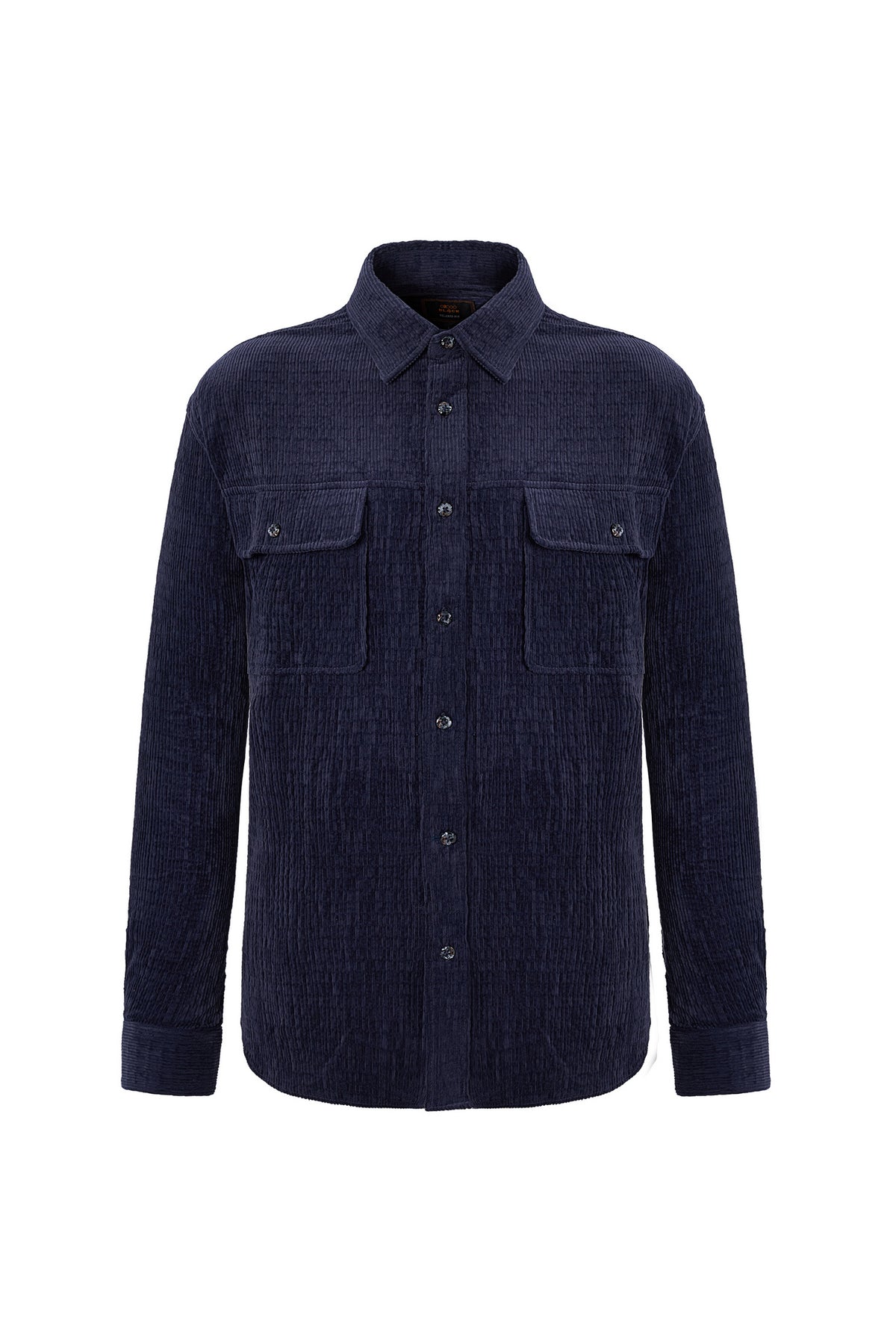BLAACK MAN-blaack-high-cotton-classic-collar-long-sleeve-casual-shirt-66421244-Blue