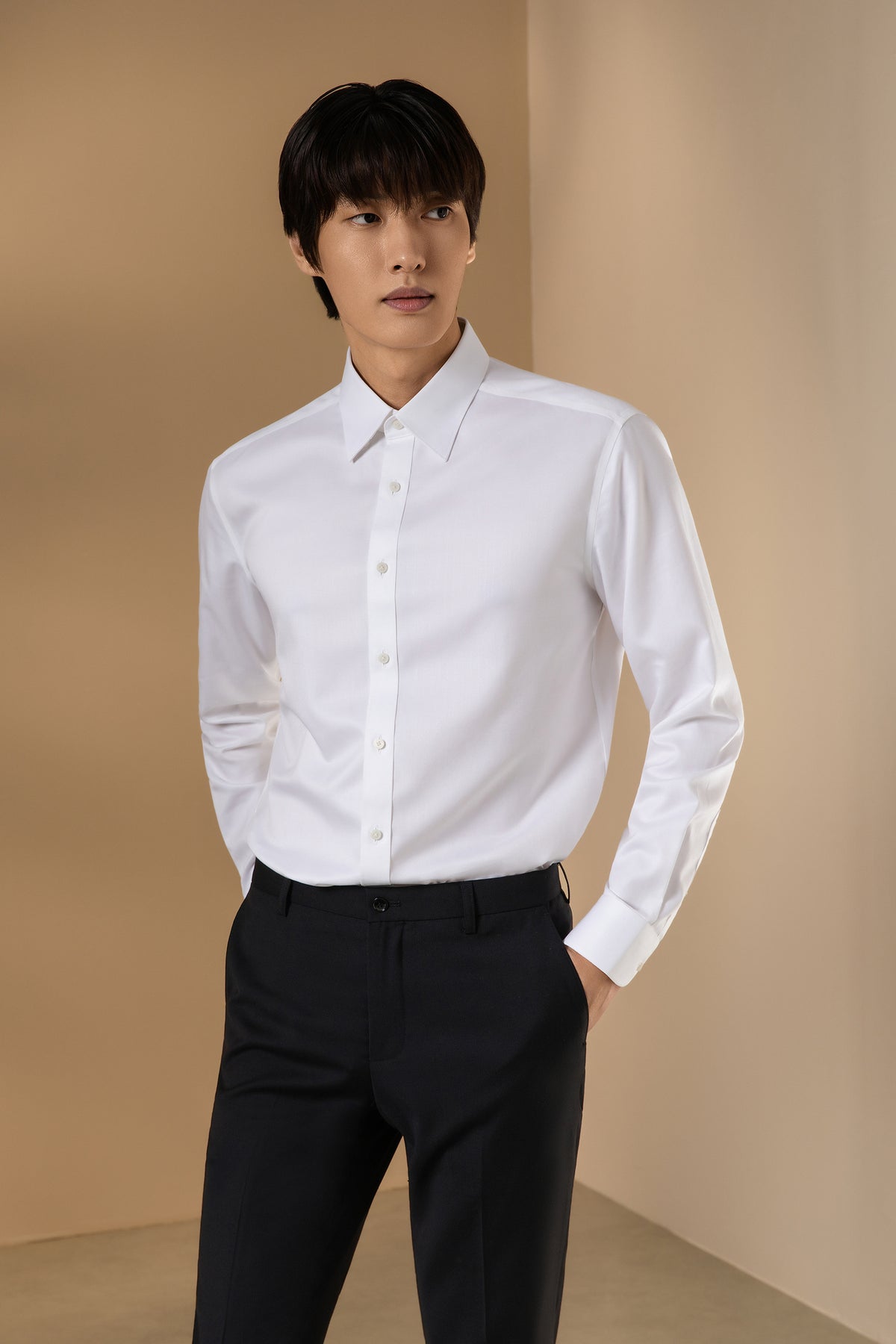 BLAACK MAN-blaack-non-iron-premiun-cotton-silk-long-sleeve-dress-shirt-66421252-White