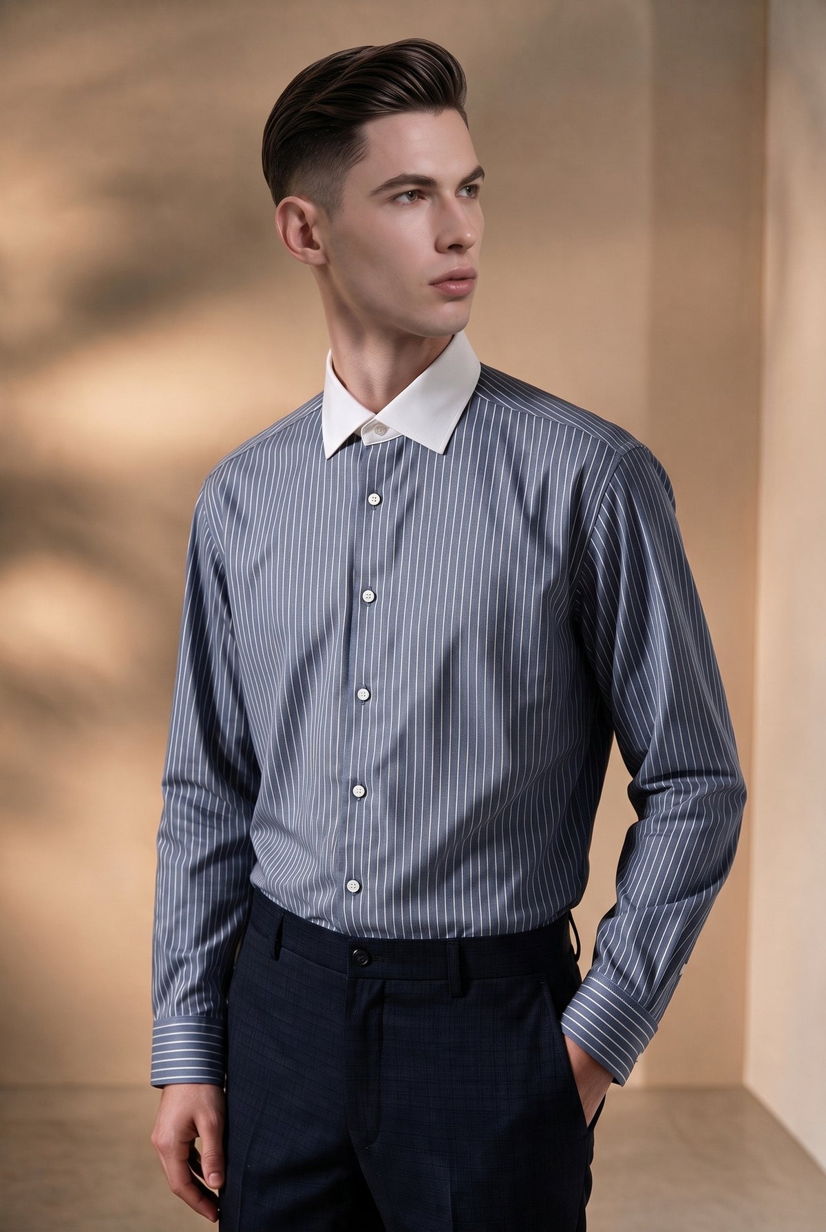 BLAACK MAN-blaack-non-iron-premiun-cotton-silk-long-sleeve-dress-shirt-66421272-Blue