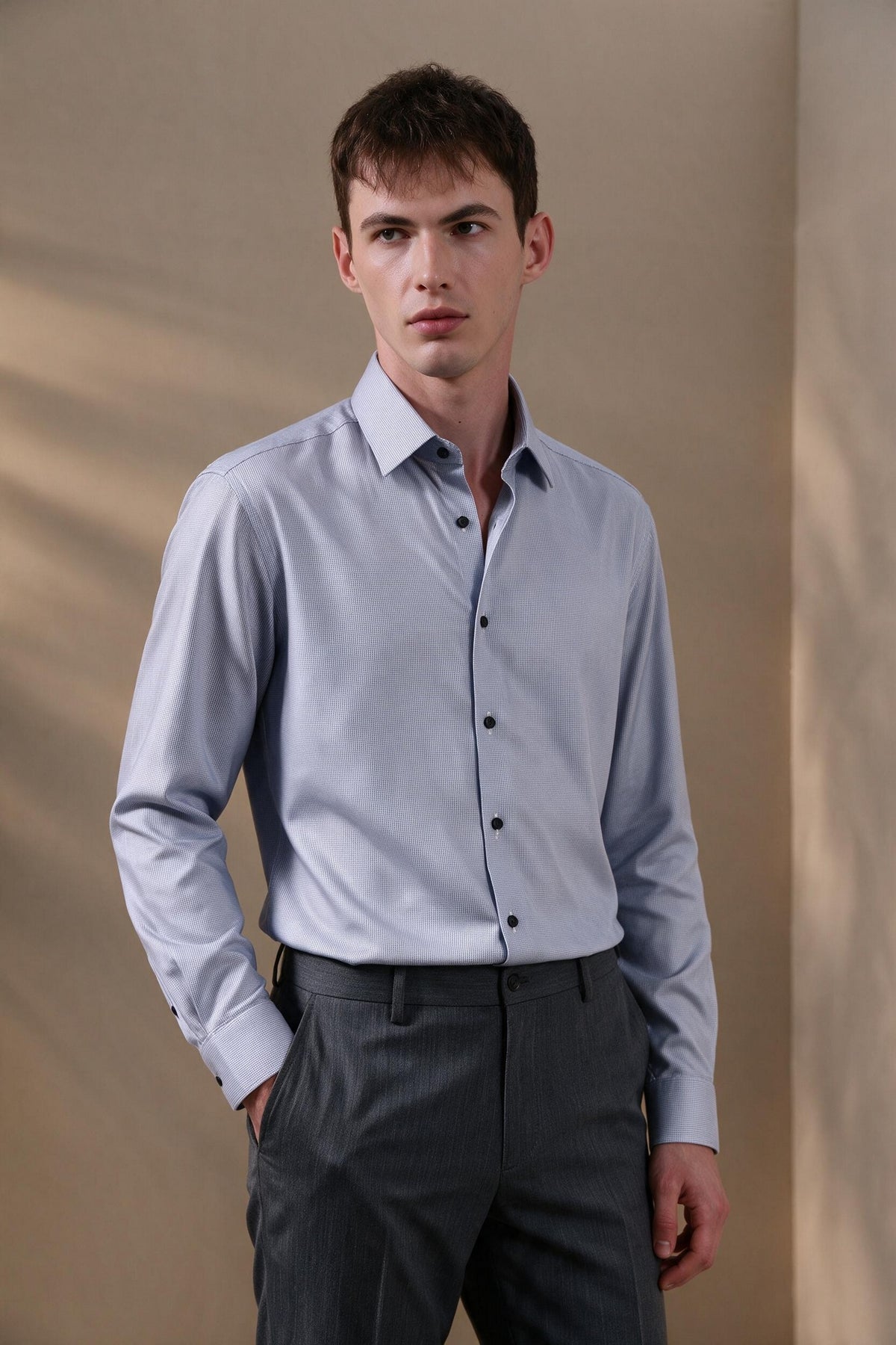 BLAACK MAN-blaack-non-iron-premiun-cotton-silk-long-sleeve-dress-shirt-66421322-Blue
