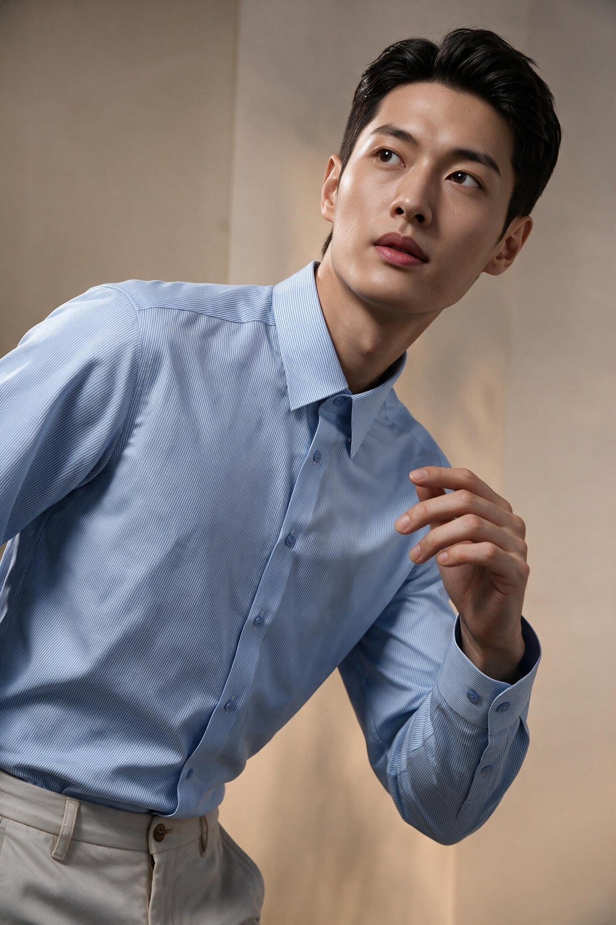 BLAACK MAN-blaack-non-iron-200/2-pure-cotton-long-sleeve-dress-shirt-66421442-Blue