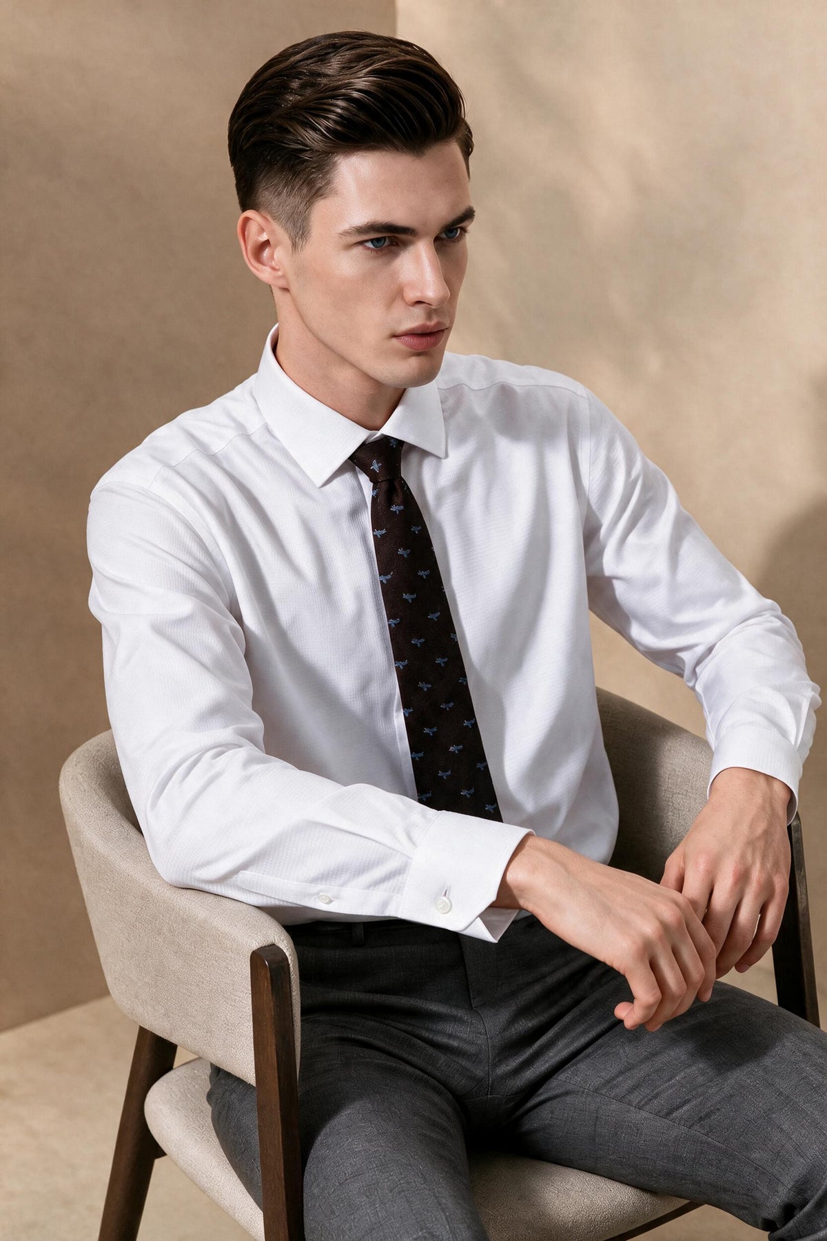 BLAACK MAN-blaack-non-iron-200/2-pure-cotton-long-sleeve-dress-shirt-66421562-White