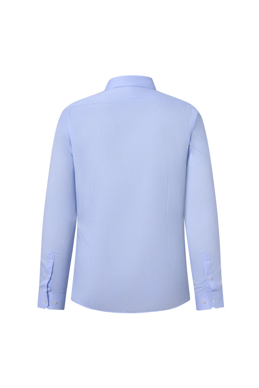 LUXURY | Easy Ironing | Premiun Cotton Silk Long-Sleeve Dress Shirt