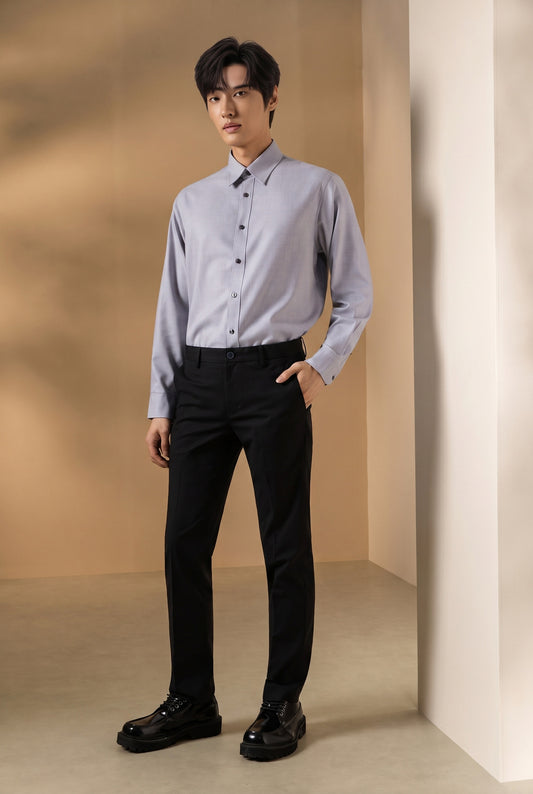 BLAACK | Easy Ironing | Classic Collar Long-Sleeve Casual Shirt