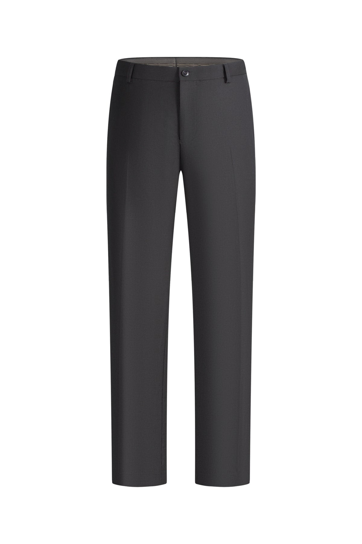 LUXURY-luxury-super-160's-wool-fixed-waistband-suit-pants-66454012-Brwon