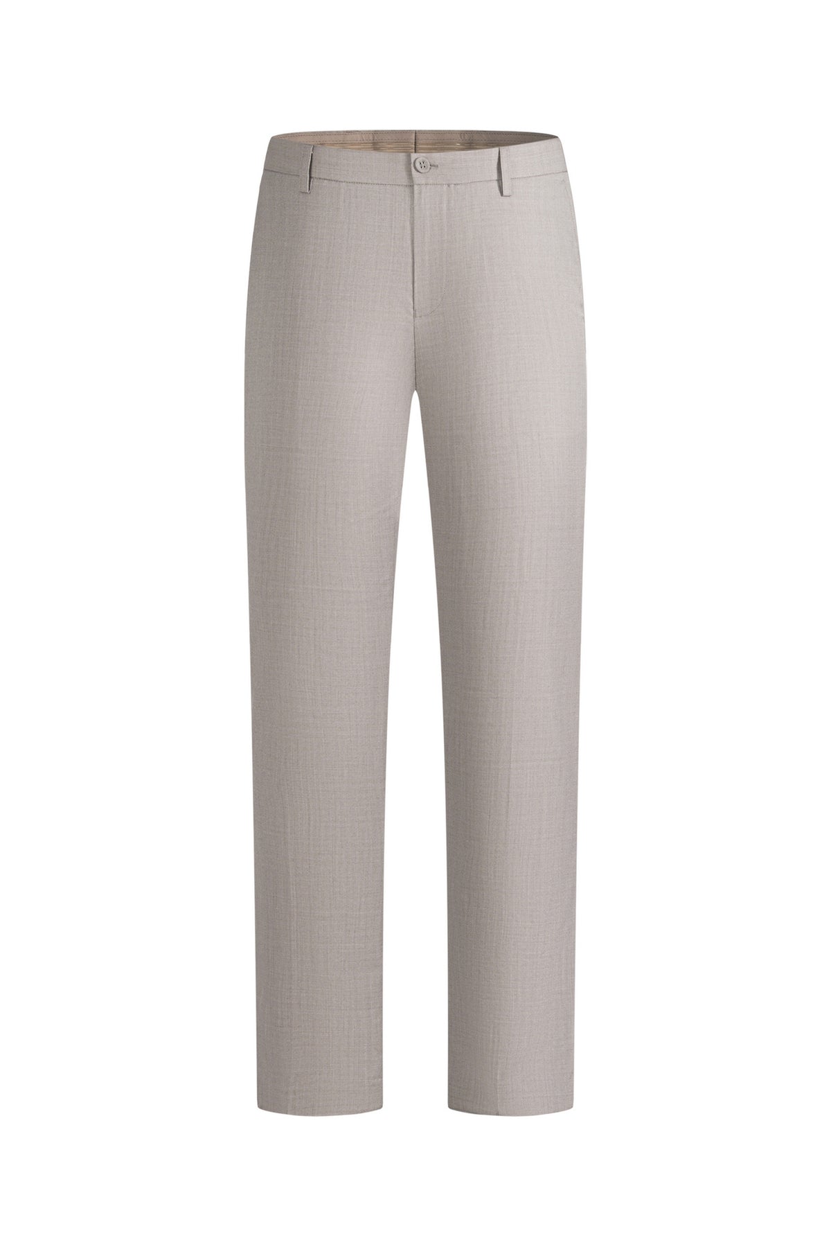 LUXURY-luxury-italy-fabric-fixed-waistband-suit-pants-66454256-Beige