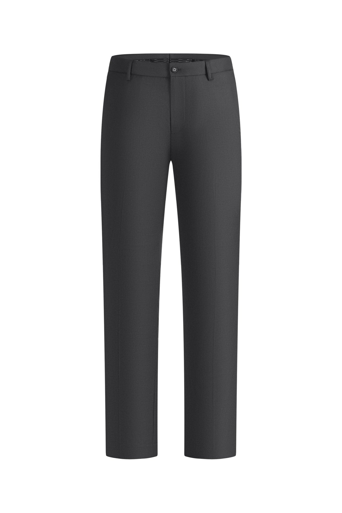 LUXURY-luxury-italy-fabric-fixed-waistband-suit-pants-66454256-Black