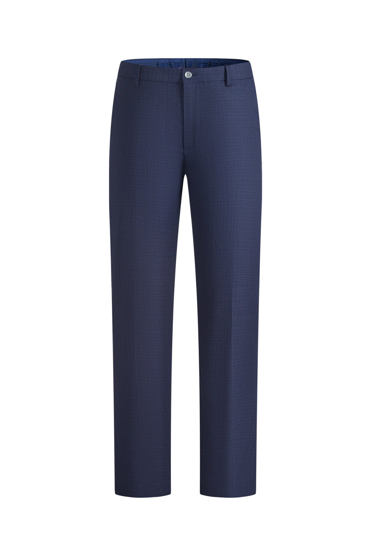 LUXURY-luxury-super-140's-wool-fixed-waistband-suit-pants-66454451-Blue