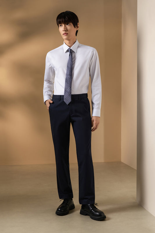 BLAACK | Hidden Elastic Waistband | Cotton Blend Chinos