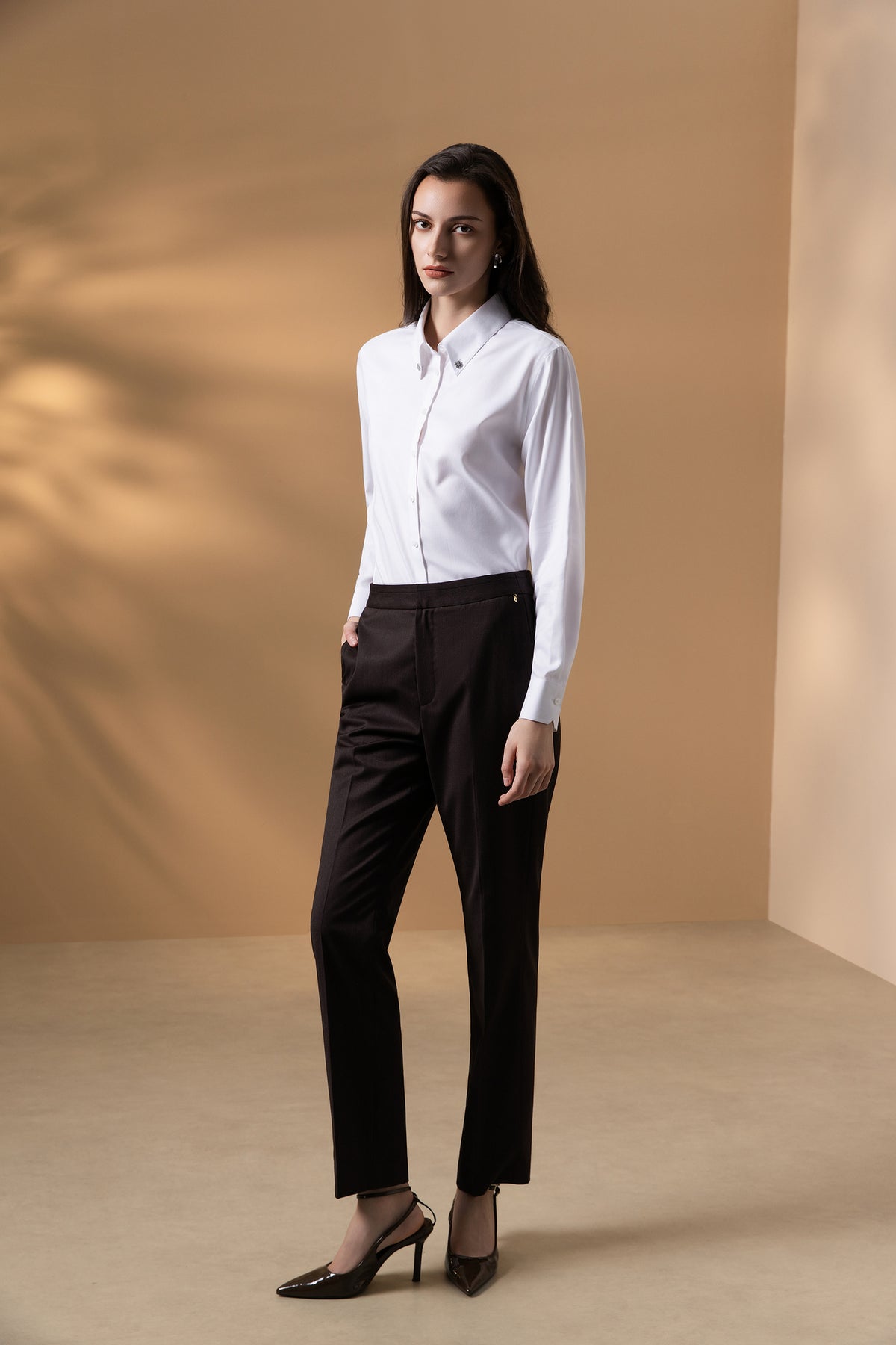 BLAACK WOMAN-blaack-non-iron-premiun-cotton-silk-long-sleeve-dress-shirt-66925020-White
