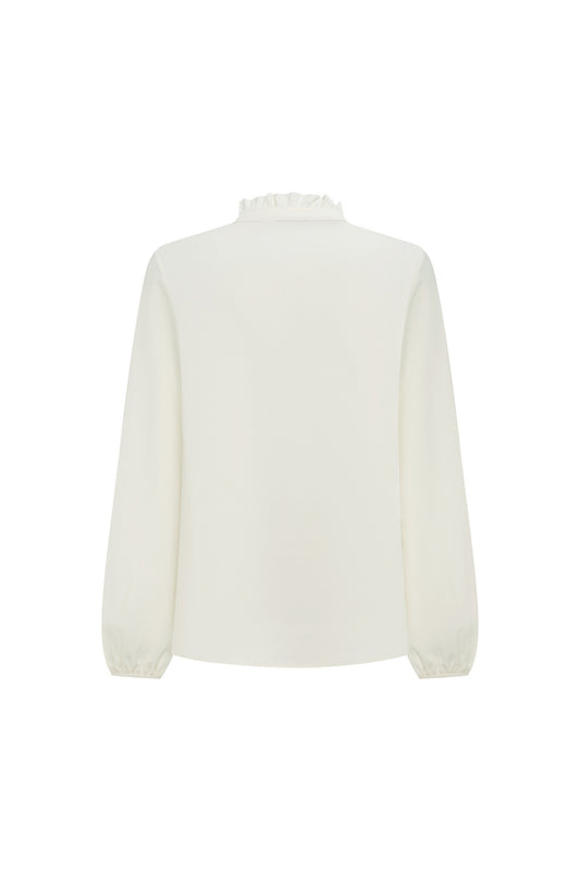 BLAACK | Crepe | Stand Collar Blouse
