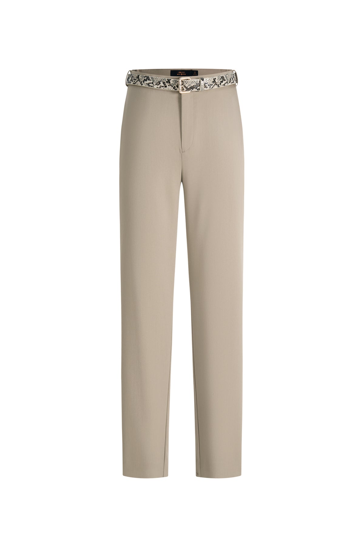 BLAACK WOMAN-blaack-twill-machine-washable-casual-pants-(with-belt)-66965010-Beige