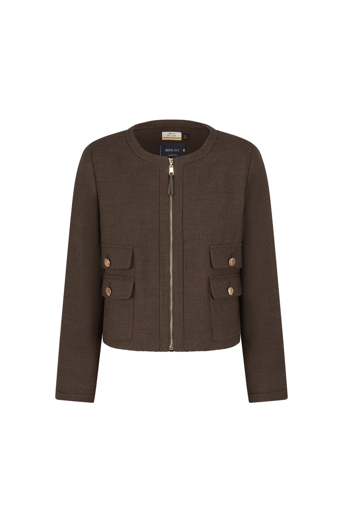 LUXURY-luxury-italy-fabric-dobby-jacket-66984440-Brown